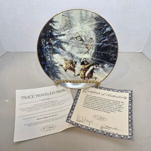 W.S. George Julie Kramer Cole Twice Traveled Trail Collector Plate 10868A 1993
